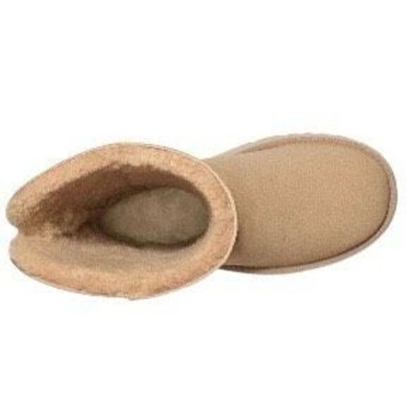 UGG Classic New Heights Cuffable Boot Genuine Shearling Platform Womens Size 9 E - Picture 14 of 14